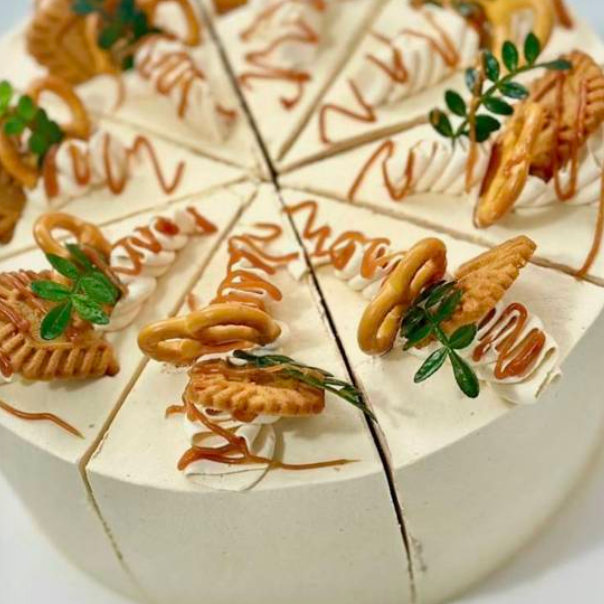 Caramel Chocolate Cake (slice)